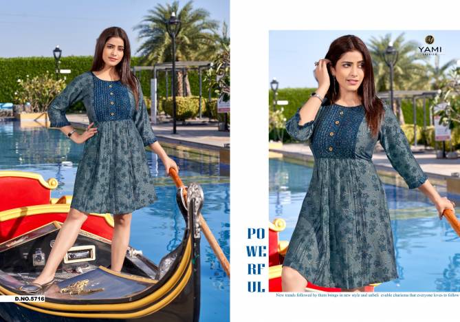 Sens By Yami Tunic Style Printed Party Wear Kurtis Suppliers In Mumbai